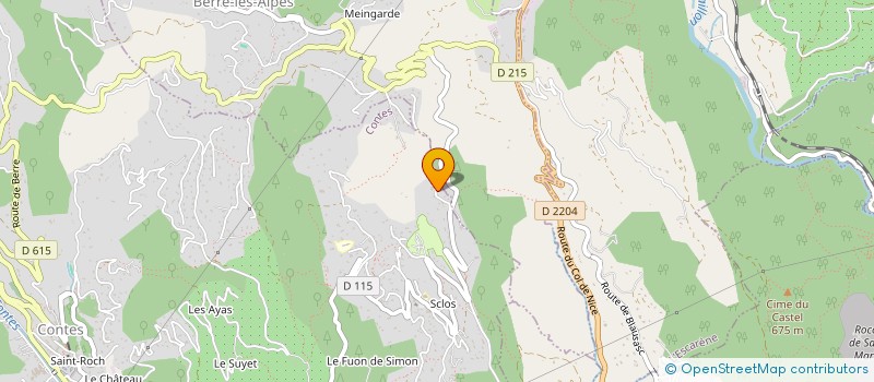 localisation de l'entreprise MADAME IANA JURBA  CONTES