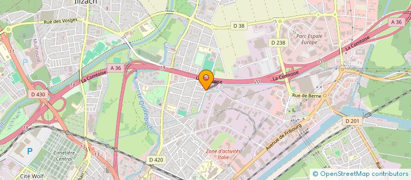 localisation de l'entreprise MADAME IANA SIRENKO  ILLZACH