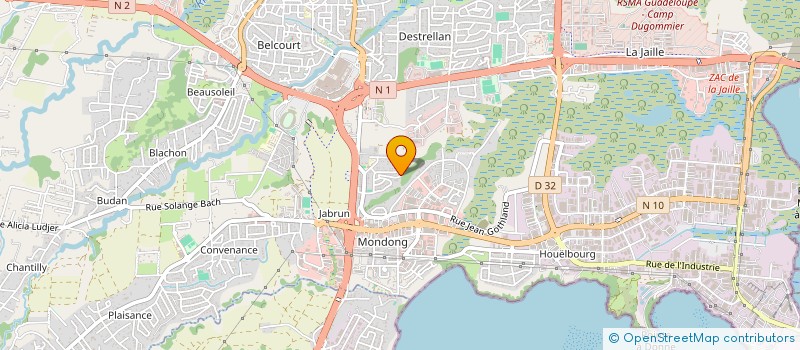 localisation de l'entreprise MADAME IANICE GUICHERON  BAIE-MAHAULT