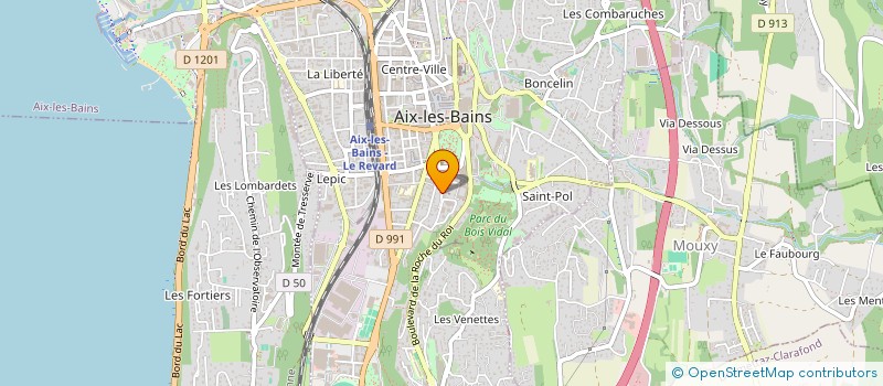 localisation de l'entreprise MADAME IANITA KITANOVA  AIX-LES-BAINS