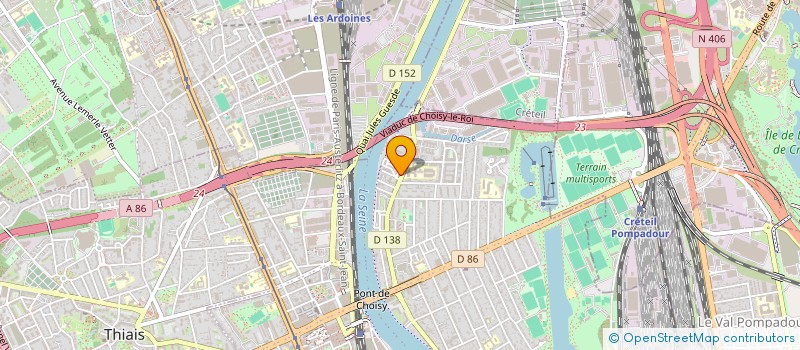 localisation de l'entreprise MADAME IANNYCE FILOPON à SAINT-MANDE