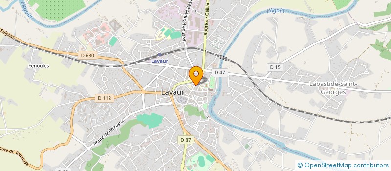 localisation de l'entreprise MADAME IAROSLAVA IAGNIUK  LAVAUR