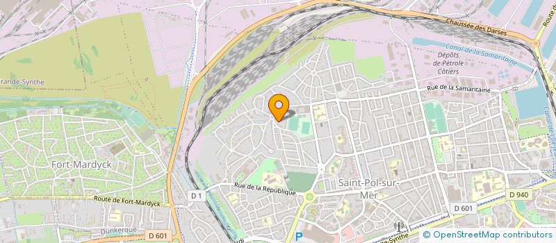 localisation de l'entreprise MADAME IASMINA TEDJANI à DUNKERQUE