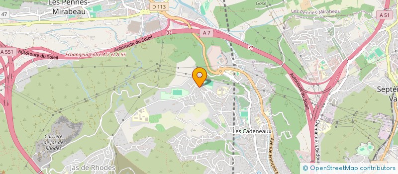 localisation de l'entreprise MADAME IATIMAD TSULI  LES PENNES-MIRABEAU