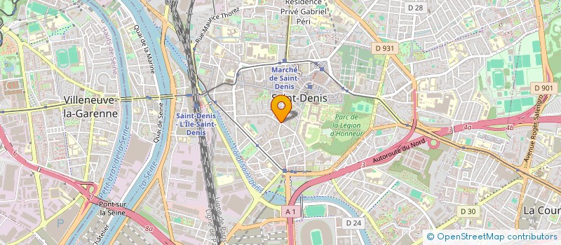 localisation de l'entreprise MADAME IAVILINE BABOTO  SAINT-DENIS