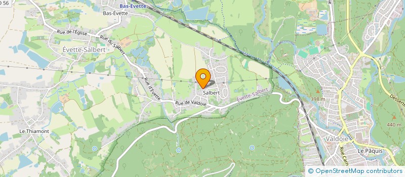 localisation de l'entreprise MADAME IBADETE AGAJ à EVETTE-SALBERT