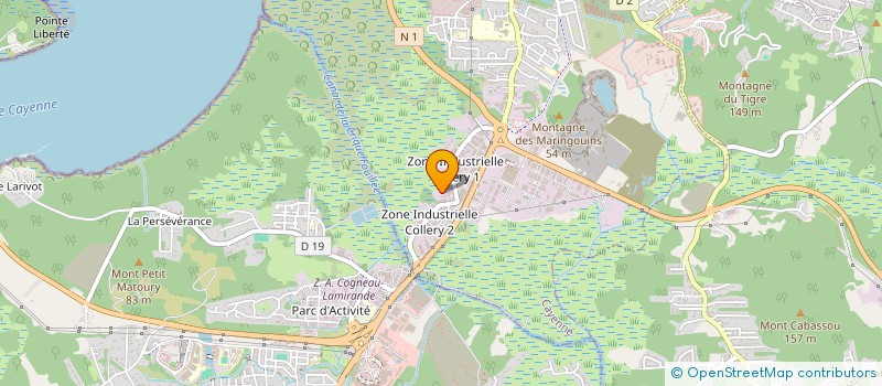 localisation de l'entreprise MADAME IBBIS REYES RODRIGUEZ  CAYENNE