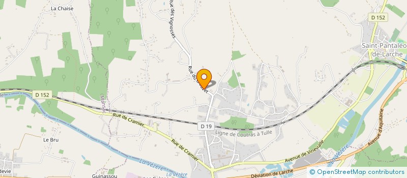 localisation de l'entreprise MADAME IBERA CLEMENTE  SAINT-PANTALEON-DE-LARCHE