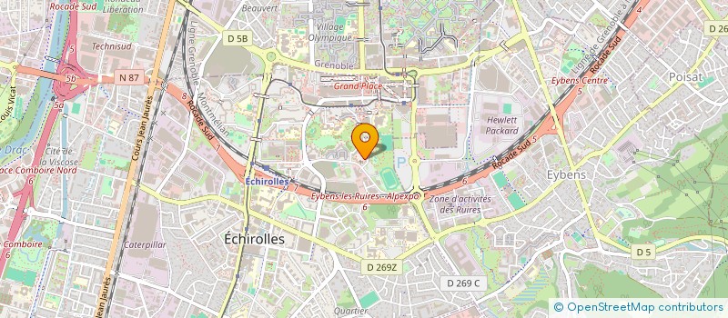 localisation de l'entreprise MADAME IBRAHIM BOUNAB à ECHIROLLES