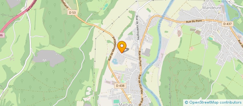 localisation de l'entreprise MADAME IBTESSAME KOUBAA  MATHAY