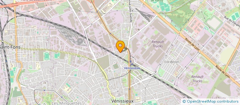 localisation de l'entreprise MADAME IBTIHEL JEMEL  VENISSIEUX