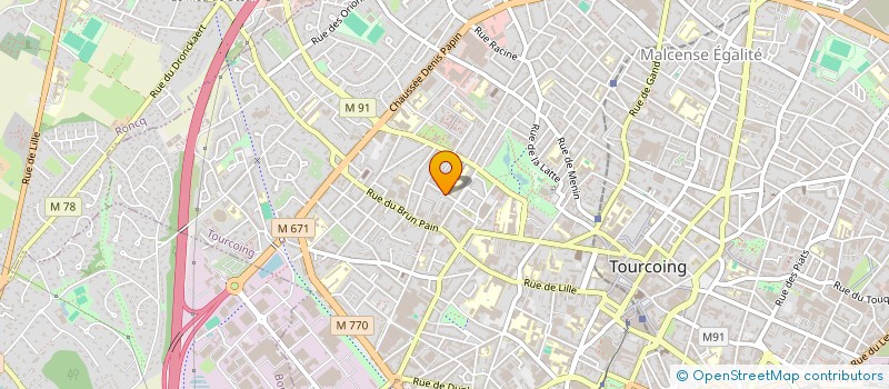 localisation de l'entreprise MADAME IBTISAM BOUROUIS  TOURCOING