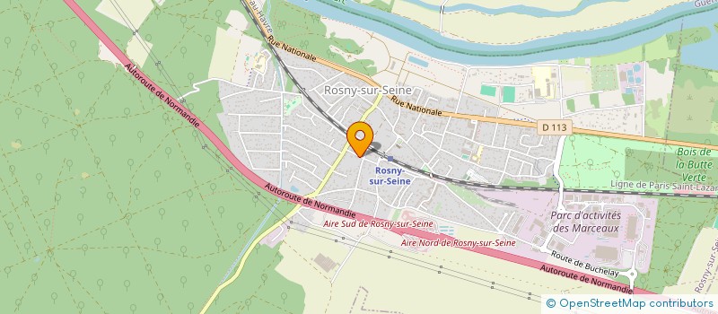 localisation de l'entreprise MADAME IBTISAME BEN JAA  ROSNY-SUR-SEINE