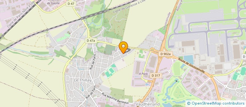 localisation de l'entreprise MADAME IBTISSAM ABOULHOUDA  LE THILLAY