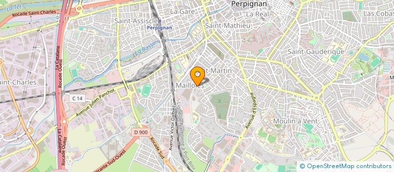 localisation de l'entreprise MADAME IBTISSAM AFASSI  PERPIGNAN