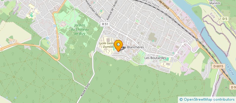 localisation de l'entreprise MADAME IBTISSAM ARABI  VERNON