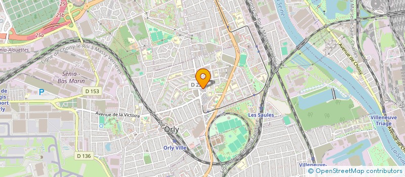 localisation de l'entreprise MADAME IBTISSAM BOUJEMAAOUI  ORLY