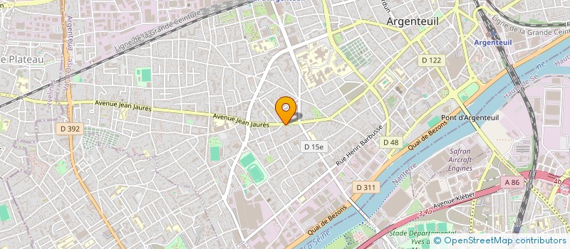 localisation de l'entreprise MADAME IBTISSAM BOURAS  ARGENTEUIL