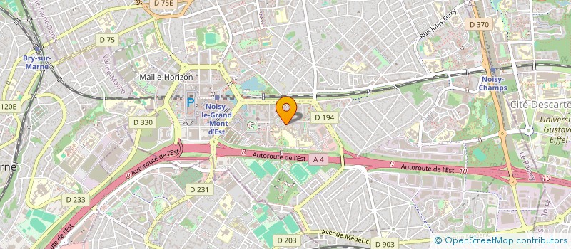 localisation de l'entreprise MADAME IBTISSAM BOUZIDI  NOISY-LE-GRAND