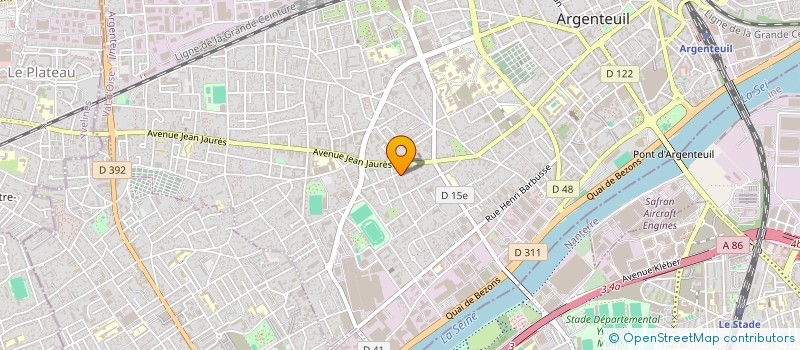 localisation de l'entreprise MADAME IBTISSAM DEHBI à ARGENTEUIL