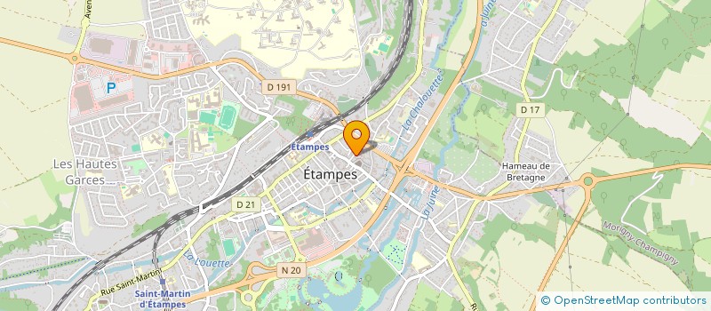 localisation de l'entreprise MADAME IBTISSAM HERKOUS  ETAMPES