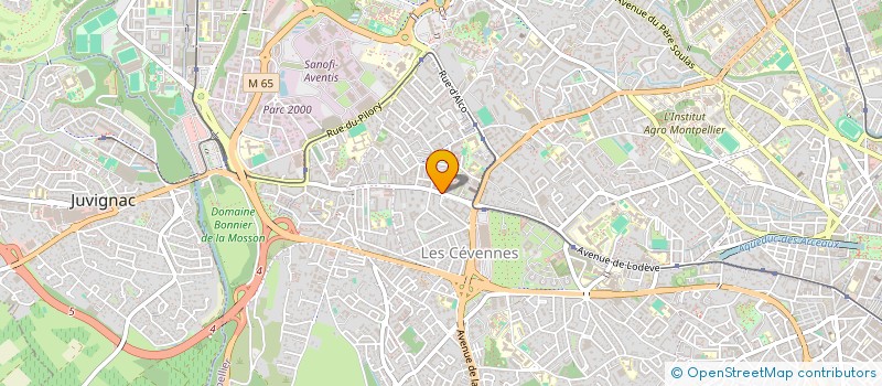 localisation de l'entreprise MADAME IBTISSAM JIYAR à MONTPELLIER