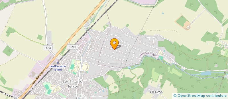 localisation de l'entreprise MADAME IBTISSAM LESHAF  MESNIL-SAINT-DENIS (LE)