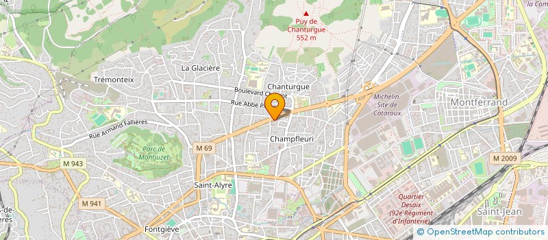 localisation de l'entreprise MADAME IBTISSAM MACHHOURI  CLERMONT-FERRAND