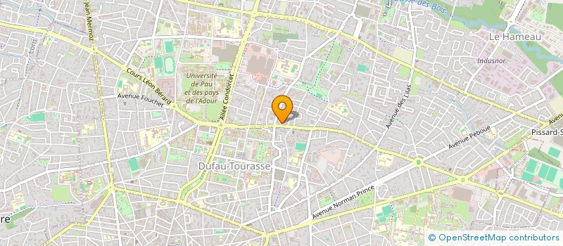 localisation de l'entreprise MADAME IBTISSAM MEKKAOUI  PAU