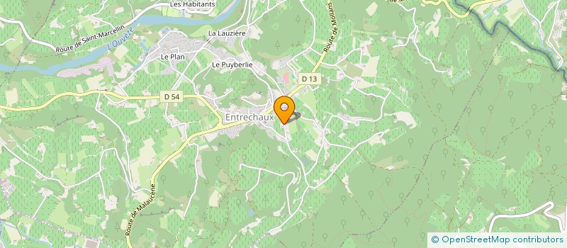 localisation de l'entreprise MADAME IBTISSAM NADAH  ENTRECHAUX