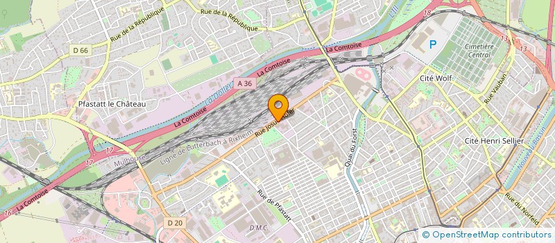 localisation de l'entreprise MADAME IBTISSAM RAZZOUK  MULHOUSE