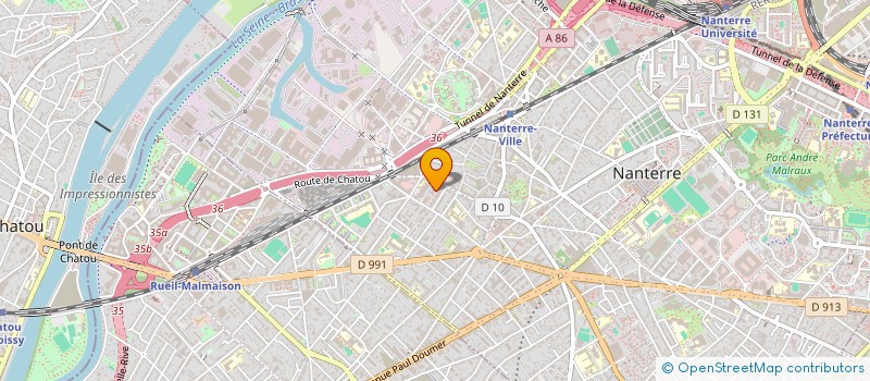 localisation de l'entreprise MADAME IBTISSAME CHETOUANI  NANTERRE