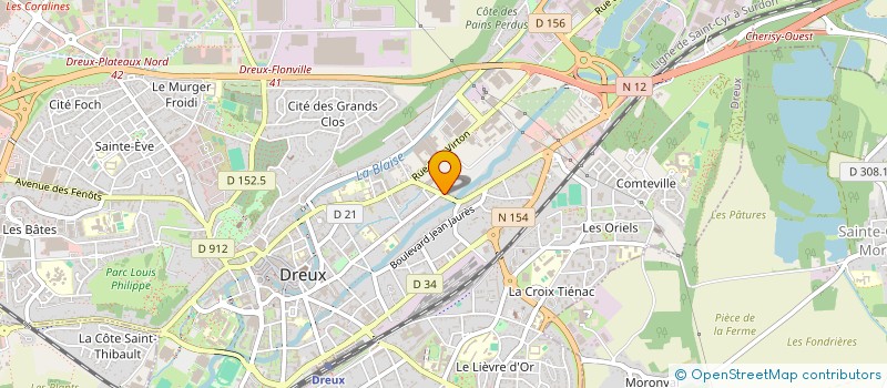 localisation de l'entreprise MADAME IBTISSAME JABRI à DREUX