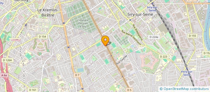 localisation de l'entreprise MADAME IBTISSAME TALEB  VITRY-SUR-SEINE