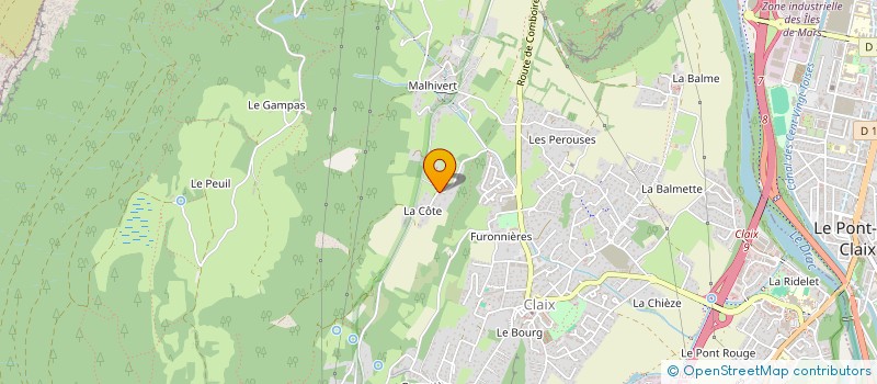 localisation de l'entreprise MADAME IBTISSEM AIT SIDHOUM  CLAIX