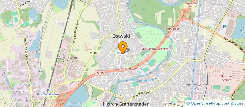 localisation de l'entreprise MADAME IBTISSEM BOUGHAZI  OSTWALD