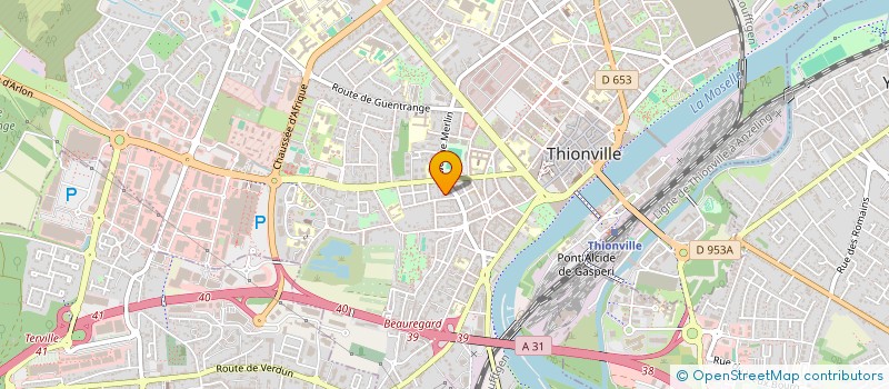 localisation de l'entreprise MADAME IBTISSEM BOULENOUAR  THIONVILLE