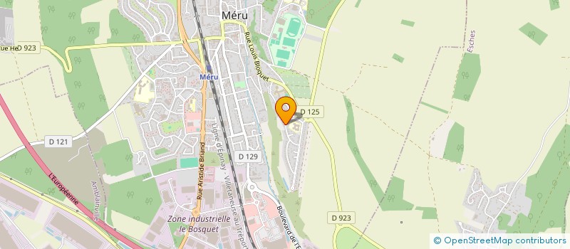 localisation de l'entreprise MADAME IBTISSEM DIFFALLAH  MERU