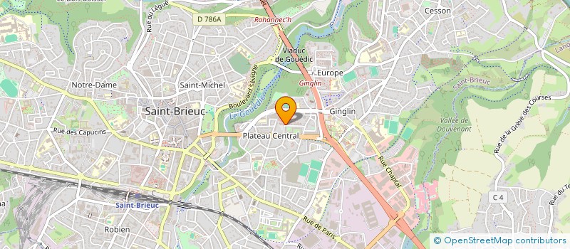 localisation de l'entreprise MADAME IBTISSEM ELGHIATI à SAINT-BRIEUC