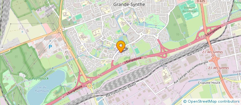 localisation de l'entreprise MADAME IBTISSEM MOUSSAOUI  GRANDE-SYNTHE