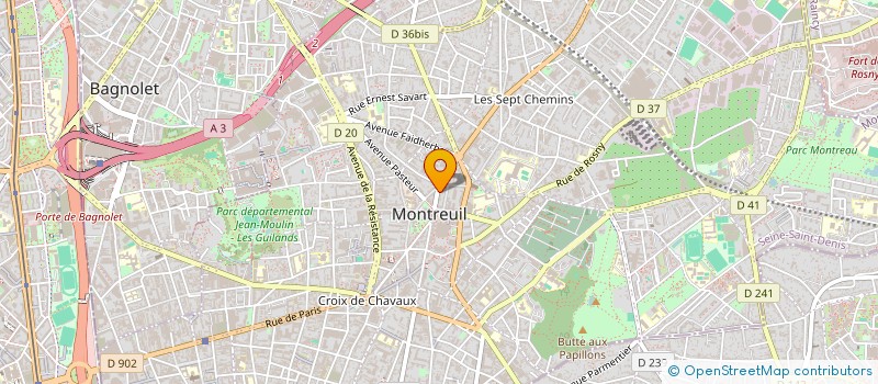 localisation de l'entreprise MADAME IBTISSEM RADHOUANI à MONTREUIL