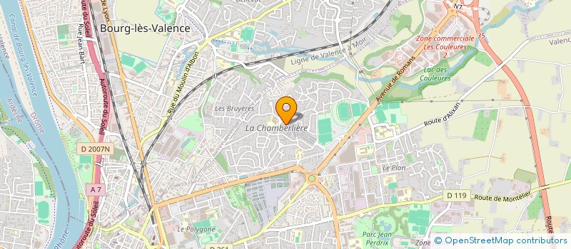 localisation de l'entreprise MADAME IBTISSEM STITI à VALENCE