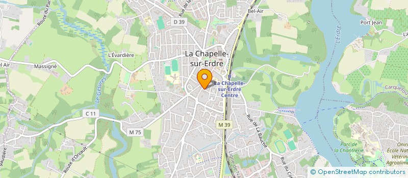 localisation de l'entreprise MADAME IBTISSEM TURPIN à LA CHAPELLE-SUR-ERDRE