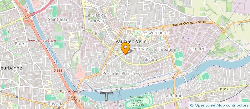 localisation de l'entreprise MADAME IBTISSEM YASMINE BOUDOUKHA  VAULX-EN-VELIN