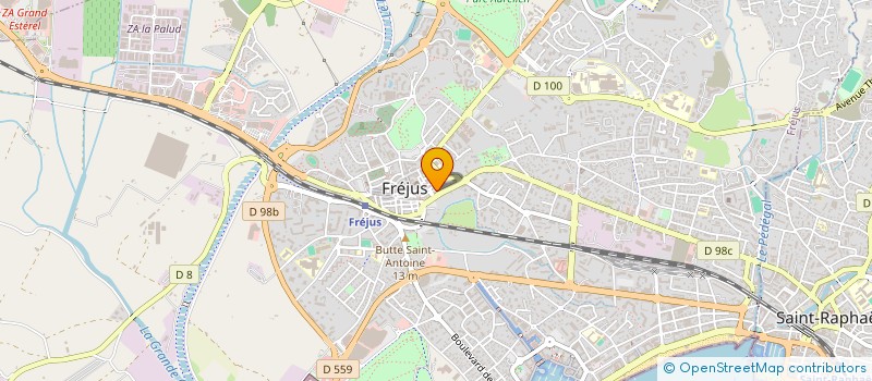 localisation de l'entreprise MADAME IBTISSEME EL ALLATI à FREJUS