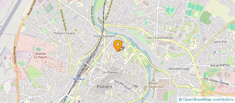 localisation de l'entreprise MADAME ICHRAF TOUHAMI  POITIERS