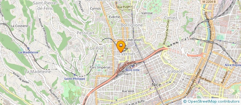 localisation de l'entreprise MADAME ICHRAQ BOUHLAOUI  NICE