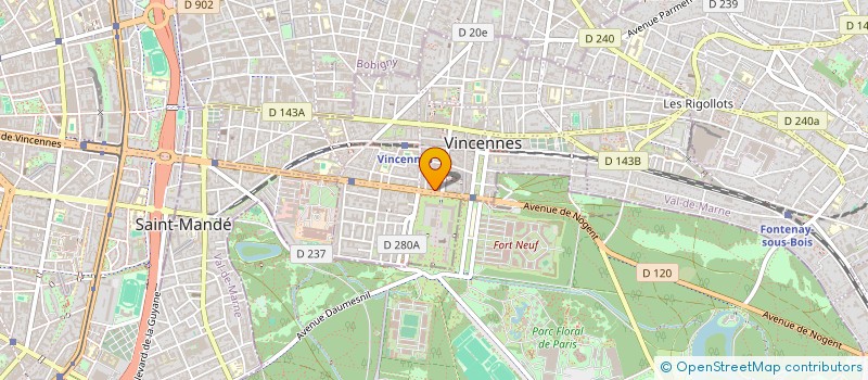 localisation de l'entreprise MADAME IDA AHNINE à VINCENNES