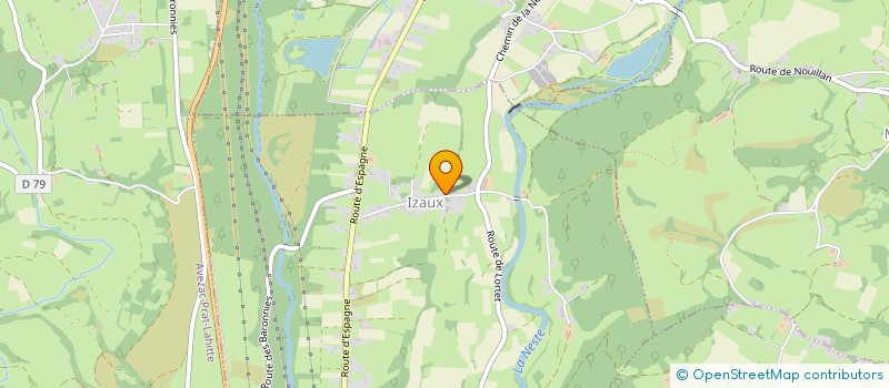 localisation de l'entreprise MADAME IDA ALVEZ  IZAUX