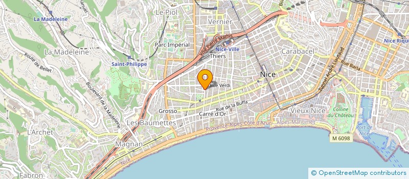 localisation de l'entreprise MADAME IDA ANSALDI à NICE